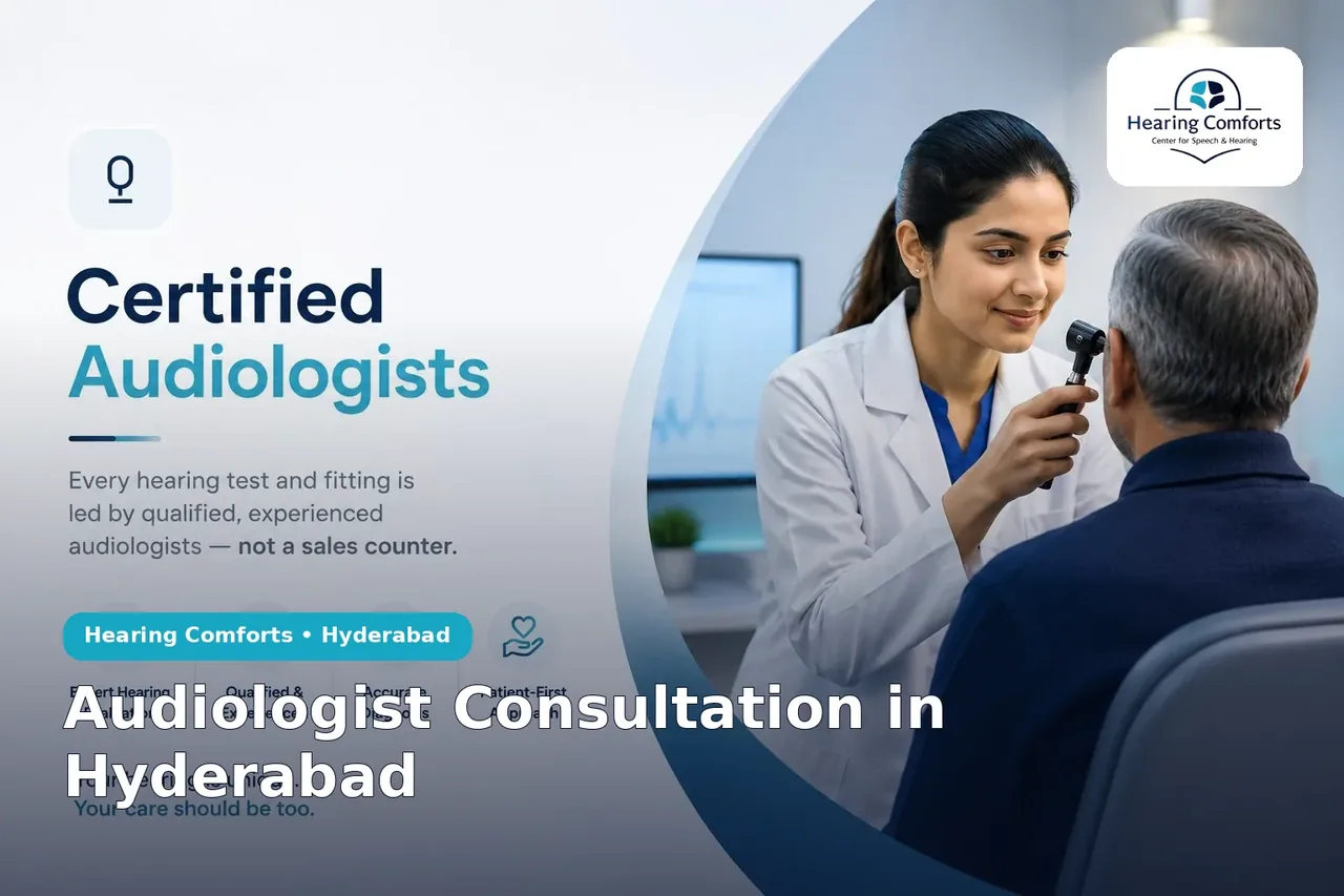 Audiologist Consultation in Hyderabad – Hearing Comforts