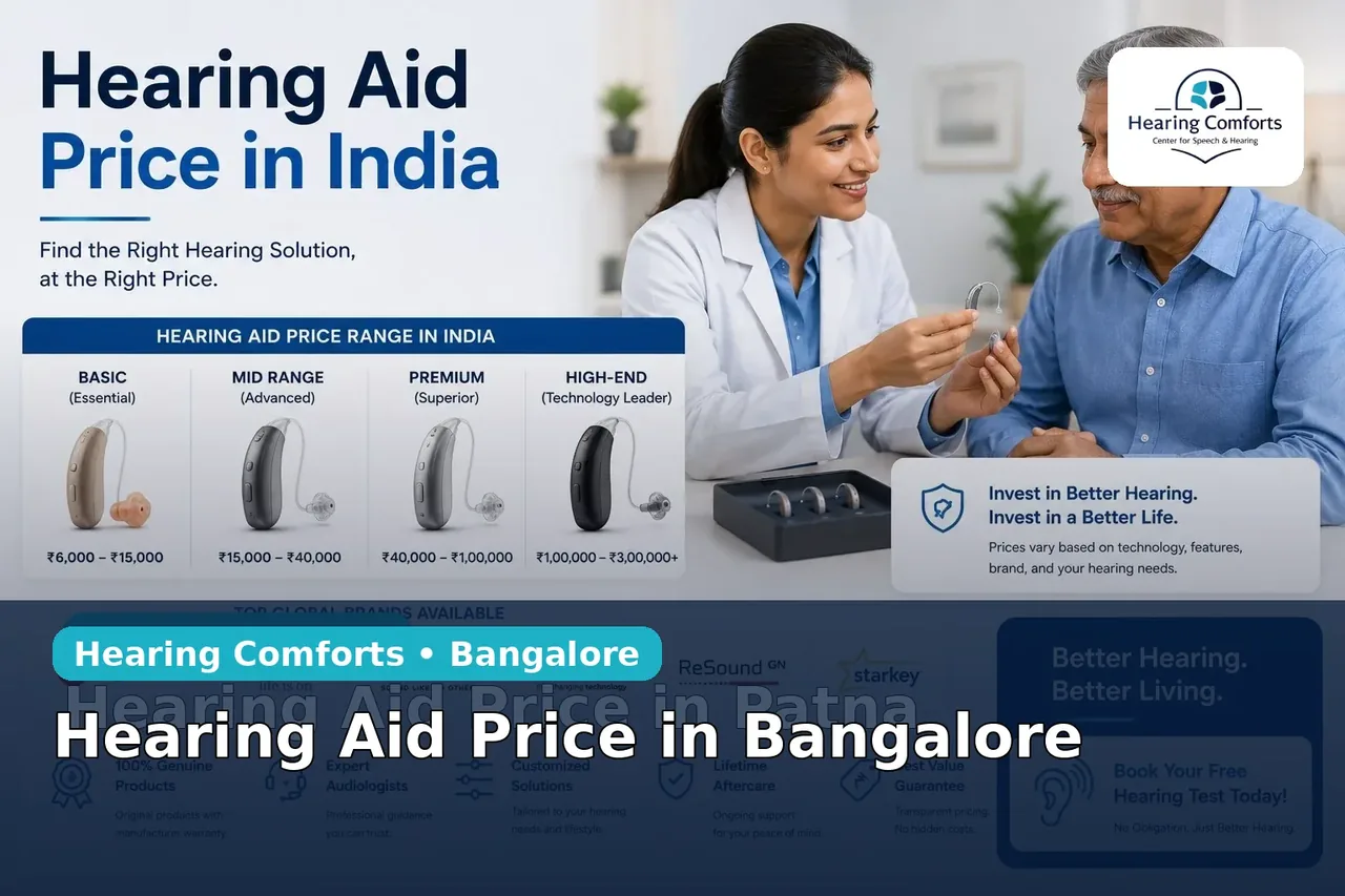 Hearing Aid Price in Bangalore – Hearing Comforts