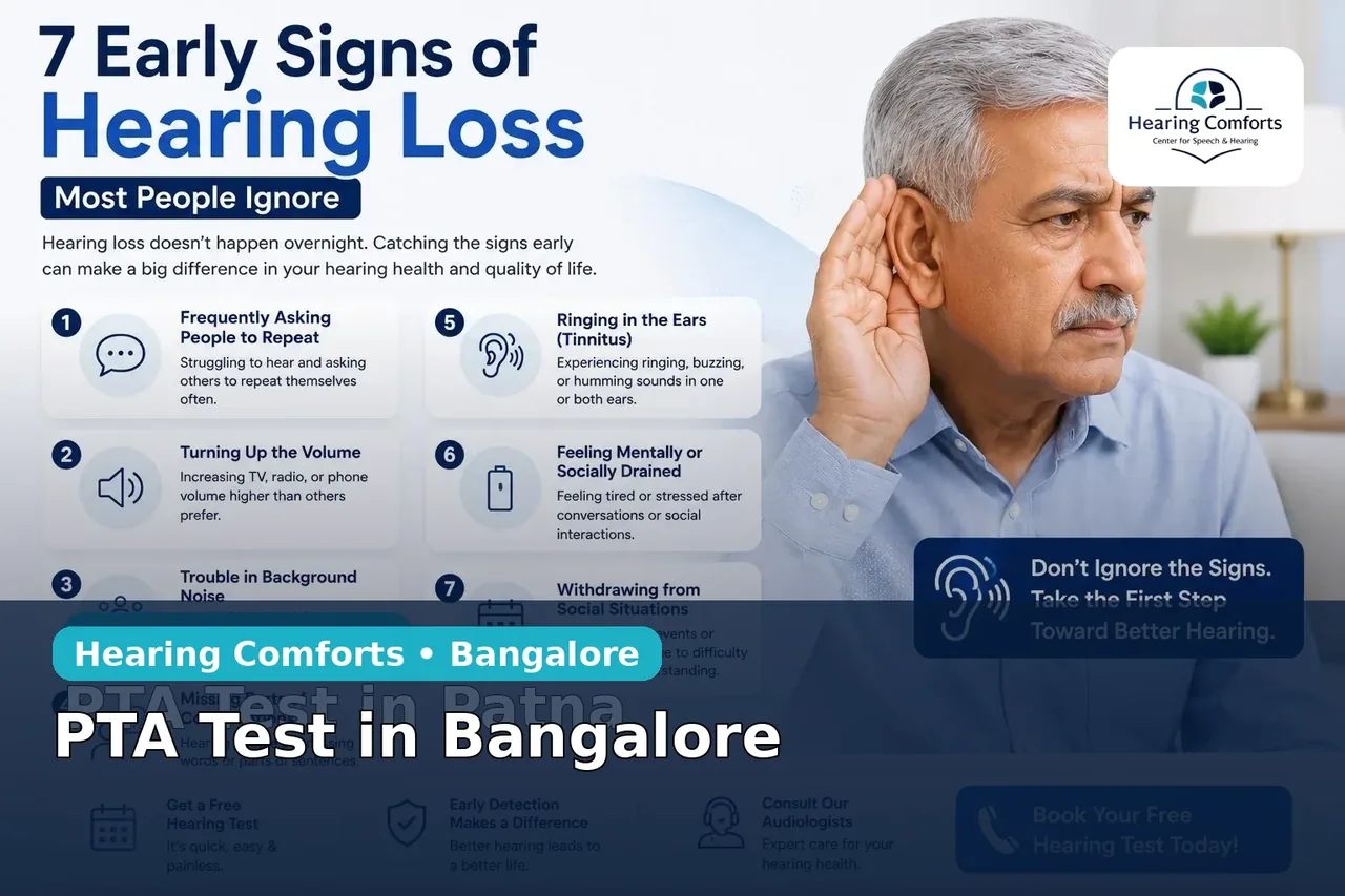 PTA Test in Bangalore – Hearing Comforts