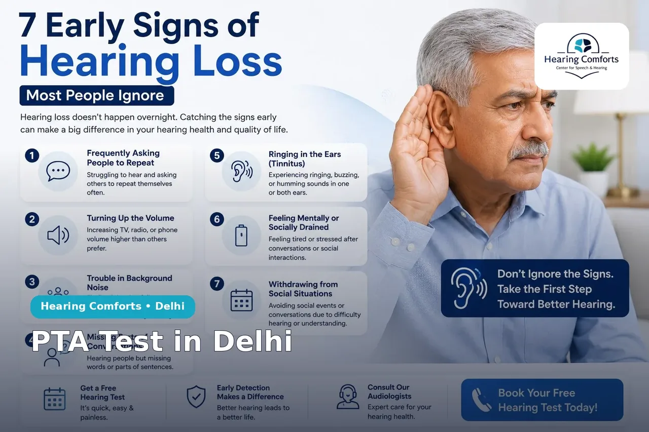 PTA Test in Delhi – Hearing Comforts