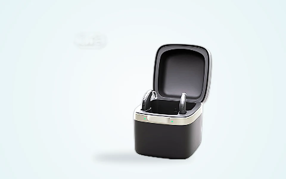 Widex Kit ABRD1 440 BTE hearing aid with charging case