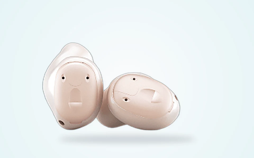 Widex Moment Custom M XP 440 ITC custom hearing aids